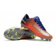 Nouveau Chaussures de Foot Nike Mercurial Vapor 11 FG Bleu Royal Chrome Carmin