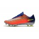 Nouveau Chaussures de Foot Nike Mercurial Vapor 11 FG Bleu Royal Chrome Carmin