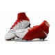 Chaussure de Neymar Nike Hypervenom Phantom DF FG Pour Homme Rouge Blanc