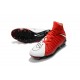 Chaussure de Neymar Nike Hypervenom Phantom DF FG Pour Homme Rouge Blanc