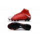 Chaussure de Neymar Nike Hypervenom Phantom DF FG Pour Homme Rouge Blanc