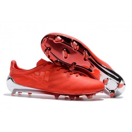 Nouvelle Chaussure de Foot F50 Messi Adizero Trx FG Rouge Noir