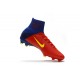 2017 Chaussures de Football Nike Mercurial Superfly V FG - Barcelona FC Bleu Rouge Jaune