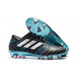 Chaussures de Football pour Hommes Adidas Nemeziz 17+ 360 Agility FG Gris Blanc Noir