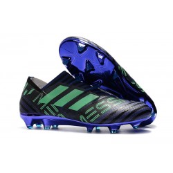 Chaussures de Football pour Hommes Adidas Nemeziz 17+ 360 Agility FG Encre Vert Noir