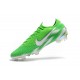 Nouveau Crampons de Football Nike Mercurial Vapor XII Elite FG Argent Vert