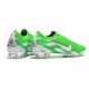 Nouveau Crampons de Football Nike Mercurial Vapor XII Elite FG Argent Vert