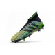 Chaussures Football Homme - Adidas Predator 18.1 FG Vert Noir Jaune