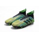 Chaussures Football Homme - Adidas Predator 18.1 FG Vert Noir Jaune