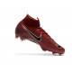 Chaussures football Nike Mercurial Superfly VI 360 Elite FG pour Hommes Vin Rouge