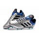 Chaussures de Football Pas Cher - Adidas Copa 18.1 FG Argent Métallique Noir Bleu