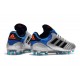 Chaussures de Football Pas Cher - Adidas Copa 18.1 FG Argent Métallique Noir Bleu