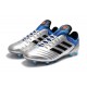 Chaussures de Football Pas Cher - Adidas Copa 18.1 FG Argent Métallique Noir Bleu