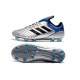 Chaussures de Football Pas Cher - Adidas Copa 18.1 FG Argent Métallique Noir Bleu