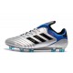 Chaussures de Football Pas Cher - Adidas Copa 18.1 FG Argent Métallique Noir Bleu