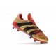 Chaussures de Football Adidas Predator Accelerator Electricity FG Or Rouge Noir