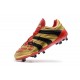 Chaussures de Football Adidas Predator Accelerator Electricity FG Or Rouge Noir