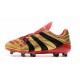 Chaussures de Football Adidas Predator Accelerator Electricity FG Or Rouge Noir