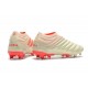 Neuf Crampons De Football Adidas Copa 19+ FG Blanc Cassé Rouge Solaire