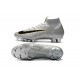 Crampons De Football Nike Mercurial Superfly VI 360 Elite FG Argent Noir