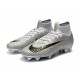 Crampons De Football Nike Mercurial Superfly VI 360 Elite FG Argent Noir