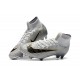 Crampons De Football Nike Mercurial Superfly VI 360 Elite FG Argent Noir